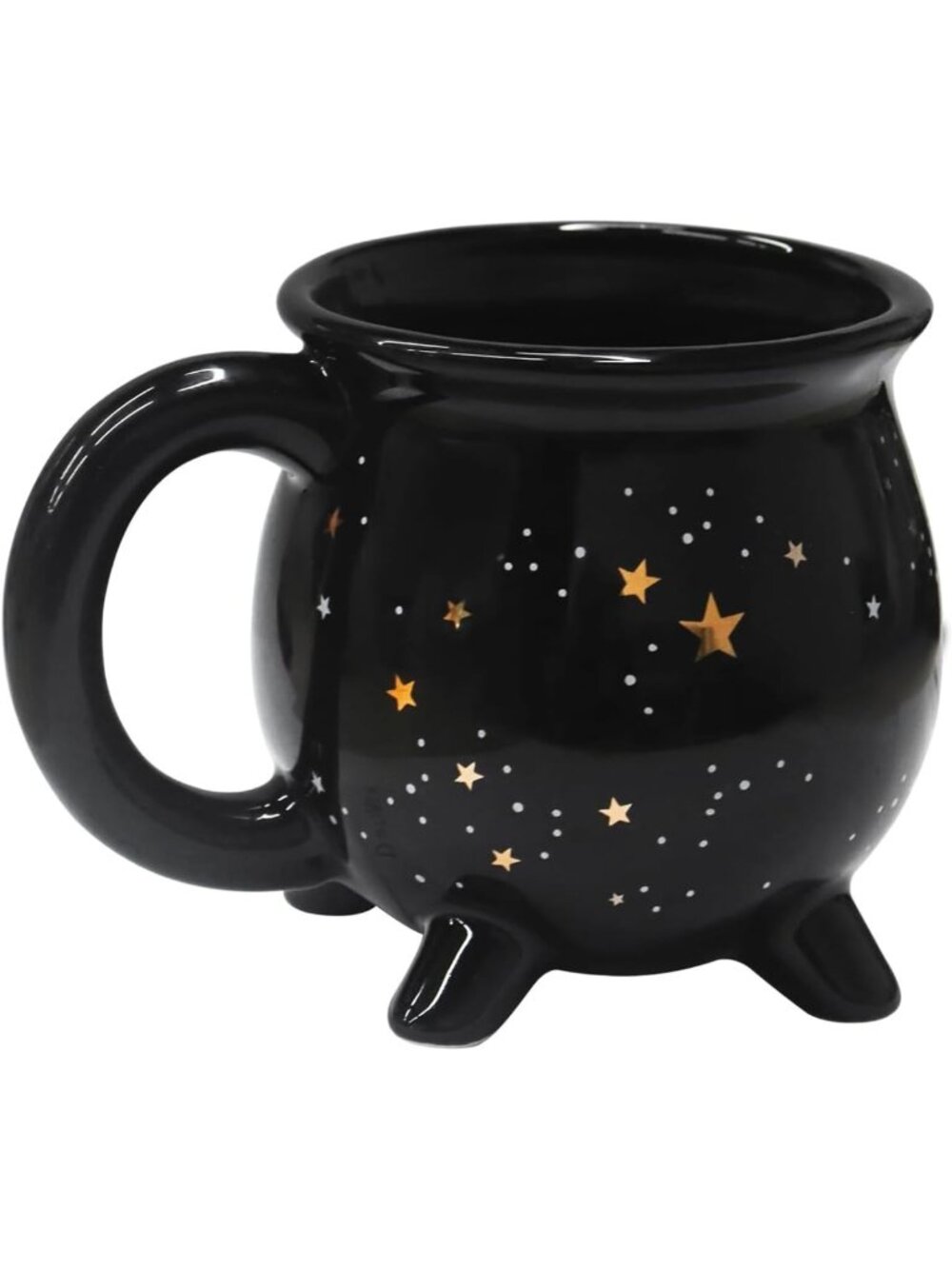 Adorable Black Ceramic Witch Coffee Mug 10oz - Perfect for Halloween & All